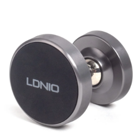 Держатель для телефона автомобильный, LDNIO Magnetic MG08 Магнитный, черный