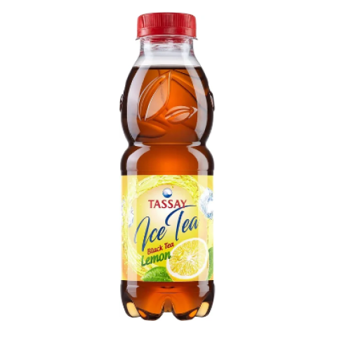 Чай черный Tassay "Ice tea" с лимоном, 0,5л, пластик