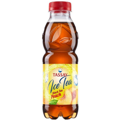 Чай черный Tassay "Ice tea" с персиком, 0,5л, пластик