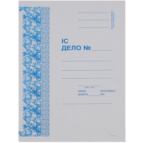 Папка-скоросшиватель картонная, 300 гр, белый, KUVERT