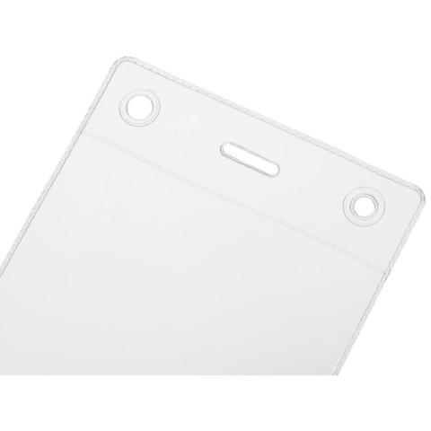 Бейдж вертикальный, 82х125 (76х107)мм, 10 шт, Attache Economy 26PHR