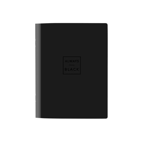 Тетрадь общая на скобе А5, 48 л., клетка, Квадрат Black, Attache Selection