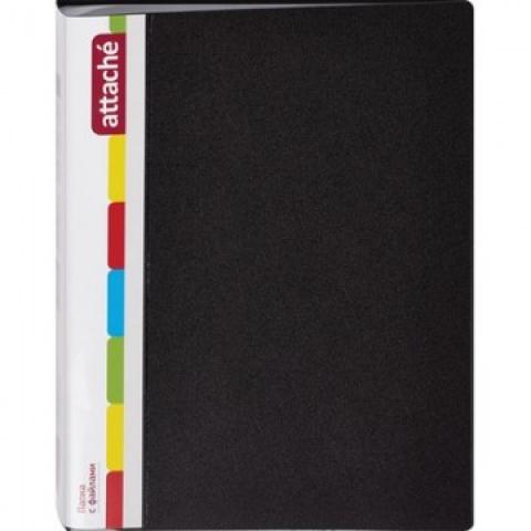 Папка файловая с 40 карманами, А4, KT-40/07, черный, Attache