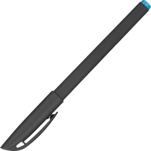 Ручка гелевая 0,5мм Velvet, корпус soft touch, синий, Attache