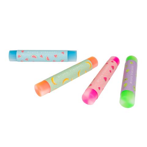Ластик HappyGraphix Fruit 90х15х15мм, ассорти, Bruno Visconti 42-0010