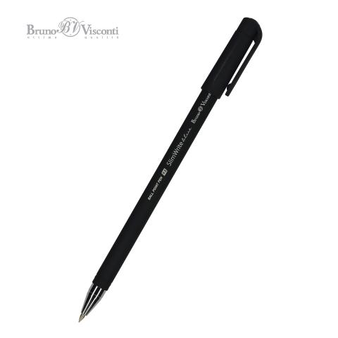 Ручка шариковая 0,5мм SlimWrite.BLACK, синий, Bruno Visconti 20-0009
