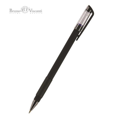 Ручка шариковая 0,5мм EasyWrite Black, синий, черный корпус, под персонализацию, 19-0051