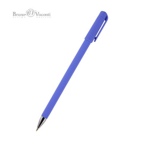 Ручка шариковая 0,5мм SlimWrite Joy, синий, фиолетовый корпус, под персонализацию, 19-0053/1
