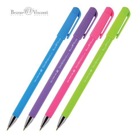 Ручка шариковая 0,5мм SlimWrite.SPECIAL, синий, Bruno Visconti 20-0007