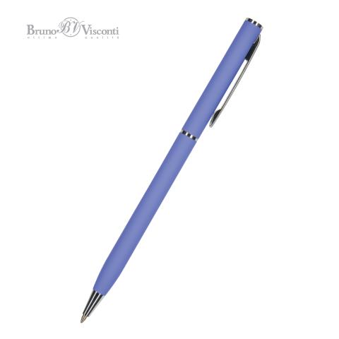 Ручка шариковая автом. 0,7мм Palermo, синий, фиолетовый мет.корпус, BrunoVisconti 20-0250/11