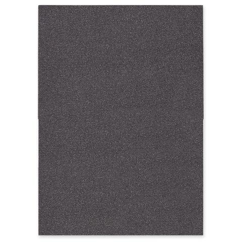 Бумага цветная глиттерная 250 г/м2, A4, 21х 29,7 см, 07 - черный (black), VISTA-ARTISTA GLIT-A4