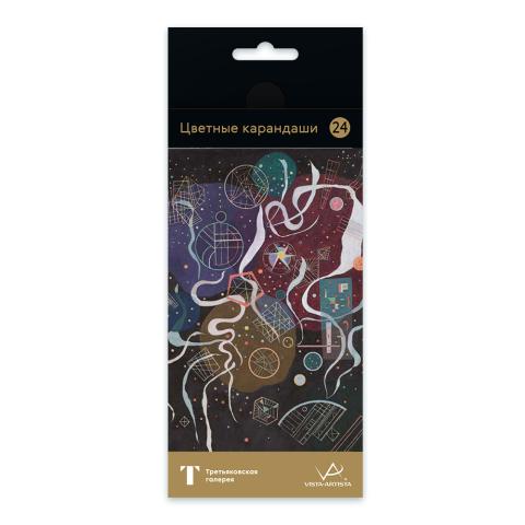 Карандаши цветные, 24 цвета, GTG-CPS-24, VISTA-ARTISTA Fine 03 Кандинский