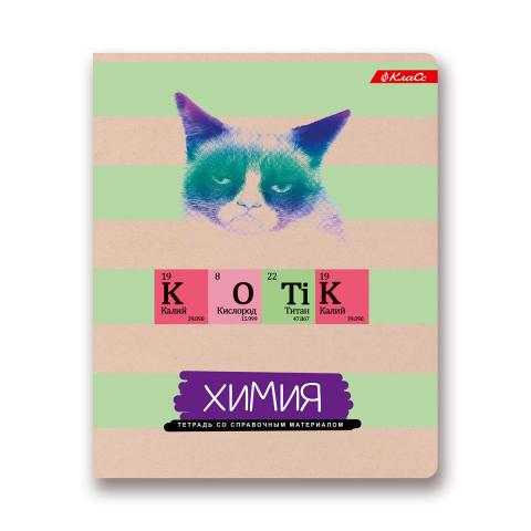Тетрадь предметная на скобе А5, 40л., клетка, "На позитиве" Химия, SVETOCH 40ТСК5_000100