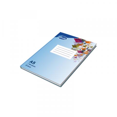 Книга учета А5, 96 л., твердый матовый переплет, клетка, Forofis