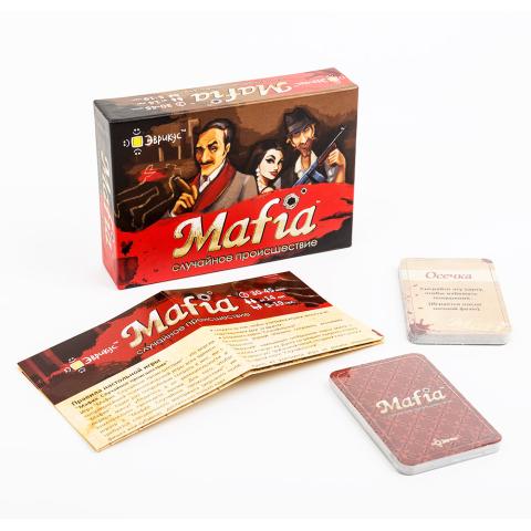 Игра настольная Эврикус "Mafia. Случайное происшествие" (Мафия), BG-11001
