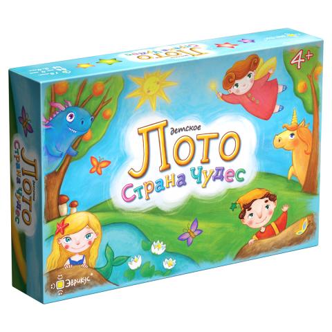 Игра настольная Эврикус "Лото детское. Страна чудес", BG-12056