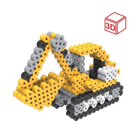 Термомозаика №12 Экскаватор 3D, Hobbius TLS-02