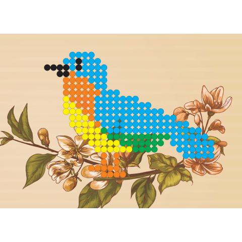 Мозаика 20,5x29 см №06 Птичка, Hobbius MDS-06