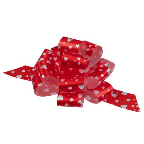 Бант подарочный 10,5 см, 01 сердечки, Stilerra BOWP-3D