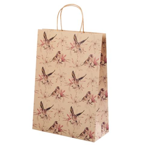 Пакет подарочный крафт 27,5x39х12 см, 150 г/кв.м, 02, Stilerra CKYM