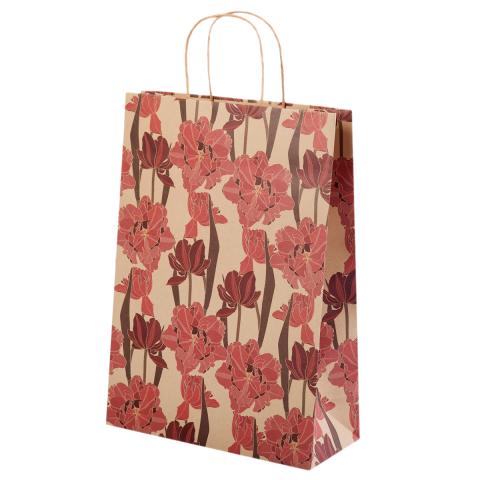 Пакет подарочный крафт 27,5x39х12 см, 150 г/кв.м, 03, Stilerra CKYM