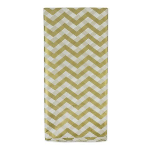 Бумага "Тишью" 50x70см, 10 л., 01 зигзаг/под золото, Stilerra PTA-04