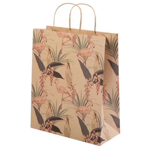 Пакет подарочный крафт 27,5x33х12 см, 150 г/кв.м, 02, Stilerra BKYM