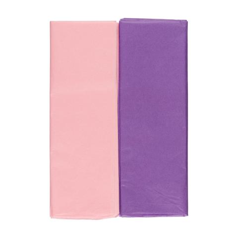 Бумага "Тишью" 50x70см, 10 л., 01 розовый/фиолетовый, Stilerra TPA-01