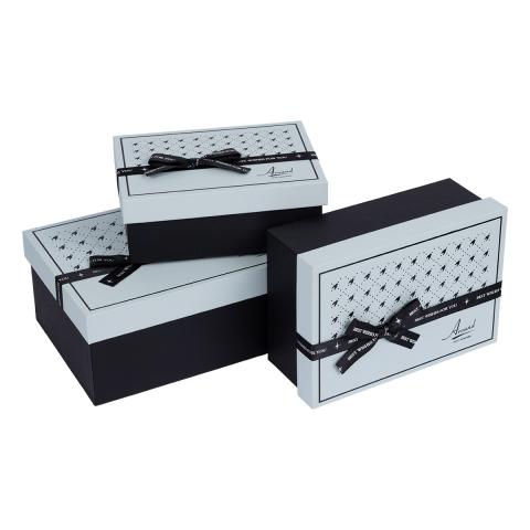 Набор подарочных коробок 3 шт, 01 голубой, Stilerra YBOX-R9-3