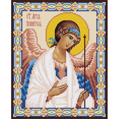 Мозаика кристальная (алмазная) 22х27см "Икона Ангела-хранителя", ФРЕЯ ALVR-175