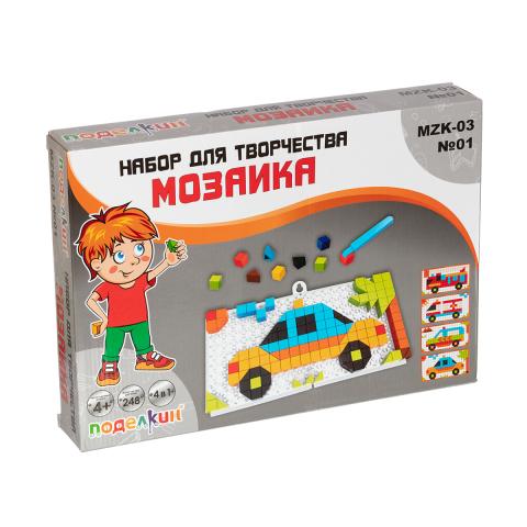 Мозаика пластиковая №01 Специальный транспорт, Поделкин MZK-03