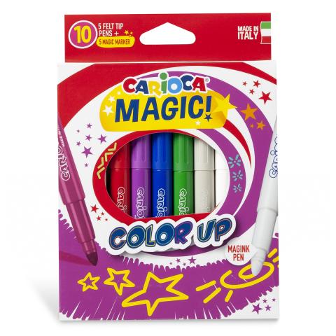 Фломастеры меняющие цвет 10 цветов, Magic Markers, Carioca 43181