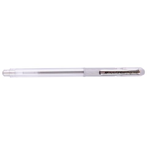 Ручка гелевая 0,8мм Hybrid gel Grip, серебристый, Pentel K118-Z