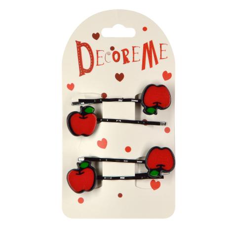 Заколка для волос 5 см, 4 шт, 2 цвета, DecoreMe 2-719/20