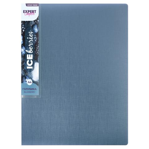 Папка файловая с 20 карманами, А4, Trend ICEberries, лён, голубика, Expert Complete EC211520071