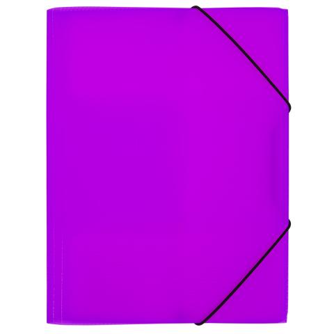 Папка для бумаг на резинках А4, 600 мкм, 35 мм, пурпурный, Expert Complete PRISMA NEONE EC210400022