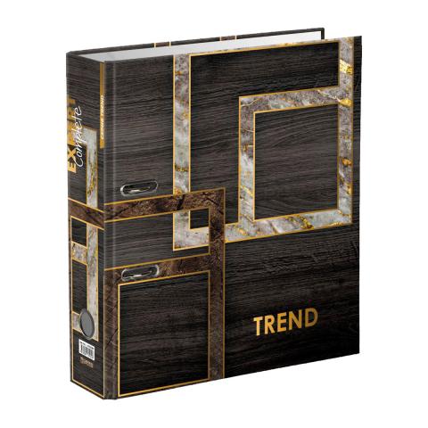 Папка-регистратор, А4, 75 мм, ламин.картон, венге, Expert Complete Wood&Stone Trend EC752703