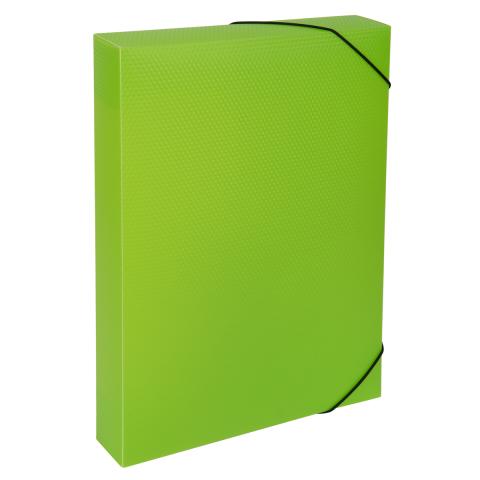 Короб архивный пластиковый A4, 50 мм, лайм, Expert Complete PRISMA NEON ЕС240441021