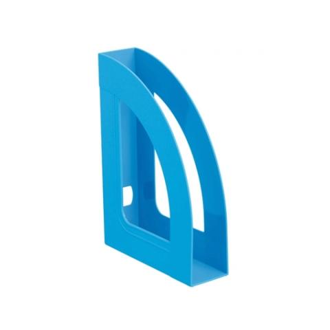 Лоток для документов, вертикальный РЕСПЕКТ, голубой BLUE, СТАММ ЛТ252