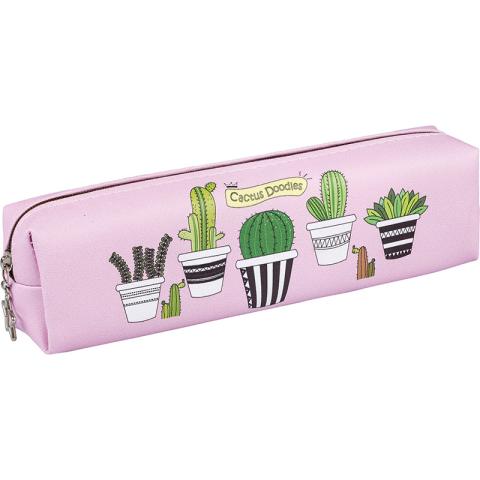 Пенал-косметичка 20x6,2x4,5 cм, ПВХ, Centrum Cactus