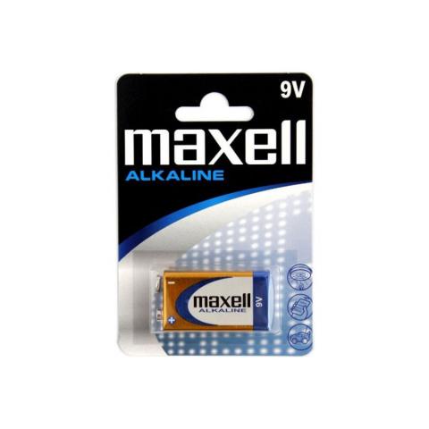 Батарейка MAXELL Alkaline, 6LR61 9V Крона, 1 шт
