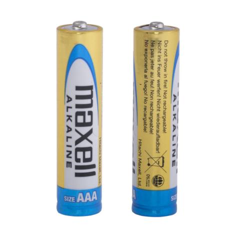 Батарейка MAXELL Alkaline, AAА/LR3, 2PK, 2 шт, пленка