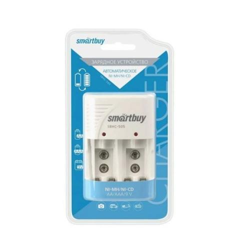 Зарядное устройство Smartbuy 505 для зарядки аккумуляторов типа AA, AAA, 9V (SBHC-505)