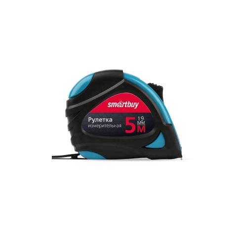 Рулетка 5м х 19мм, прорезиненый корпус, Smartbuy (SBT-MTP-519P2)