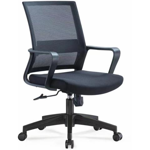 Кресло офисное на колесах ARTZ-BS-MS2804-Black, черный