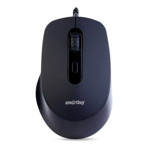 Мышь проводная Smartbuy ONE 265-K беззвучная, черный (SBM-265-K)