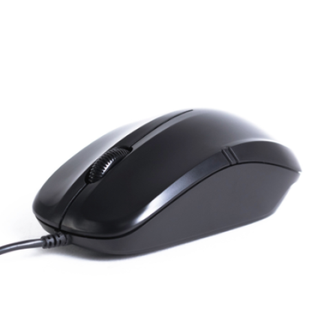 Мышь проводная Delux DLM-1360UB, USB, черный