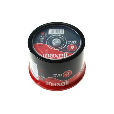 Диски записываемые DVD+R, 47 16X50S, 50 шт на шпинделе, MAXELL