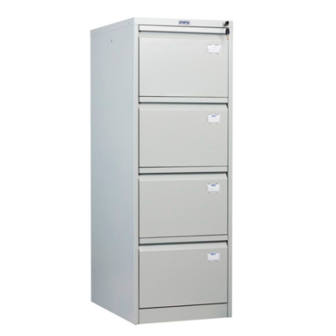 Шкаф картотечный Luoyang DBin, 1315х460х600мм, 4 секции, серый