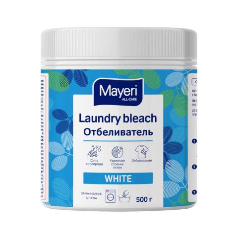 Отбеливатель порошковый All-Care Mayeri, для белого, 500г